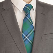 Tie, Necktie, Wool, Plain, Irwin, Irvine Tartan